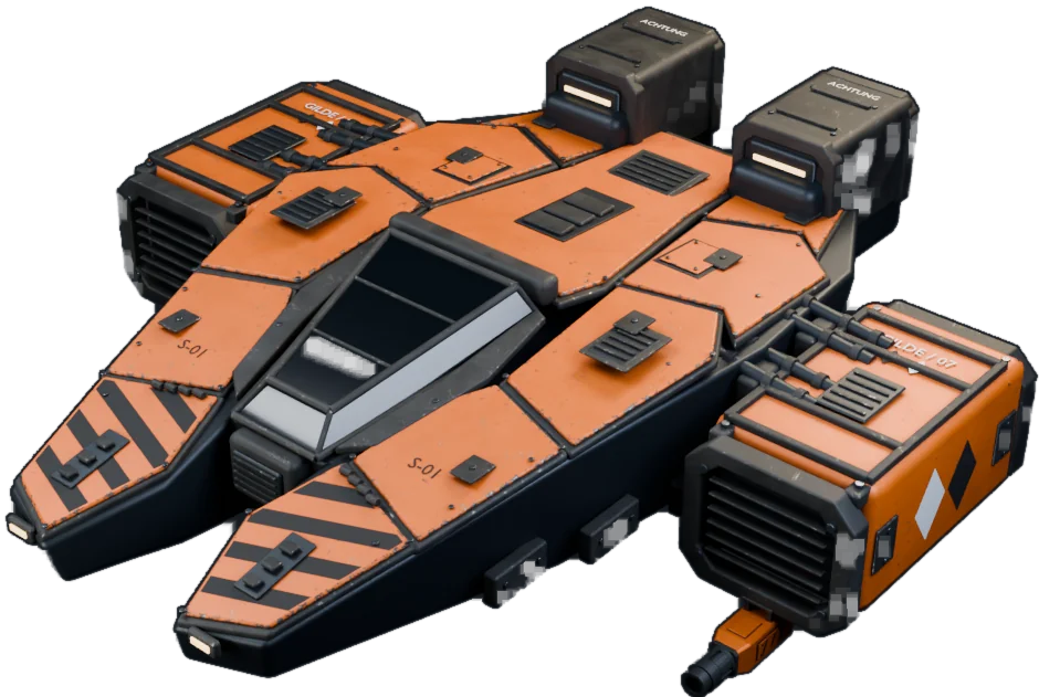 S-01 Starter · SATURN, In-game render